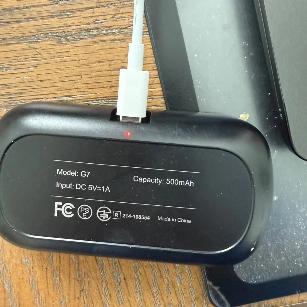 Black Wireless Earbuds with Charging Case
